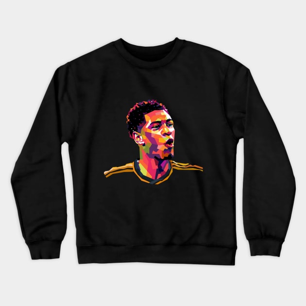 Jude Bellingham WPAP Crewneck Sweatshirt by awangwidyatama